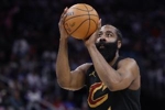哈登季后赛总得分超越库里 升至NBA历史第十！